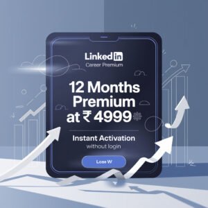 Linkedin Career Premium 12 Months at just 4999 rupees